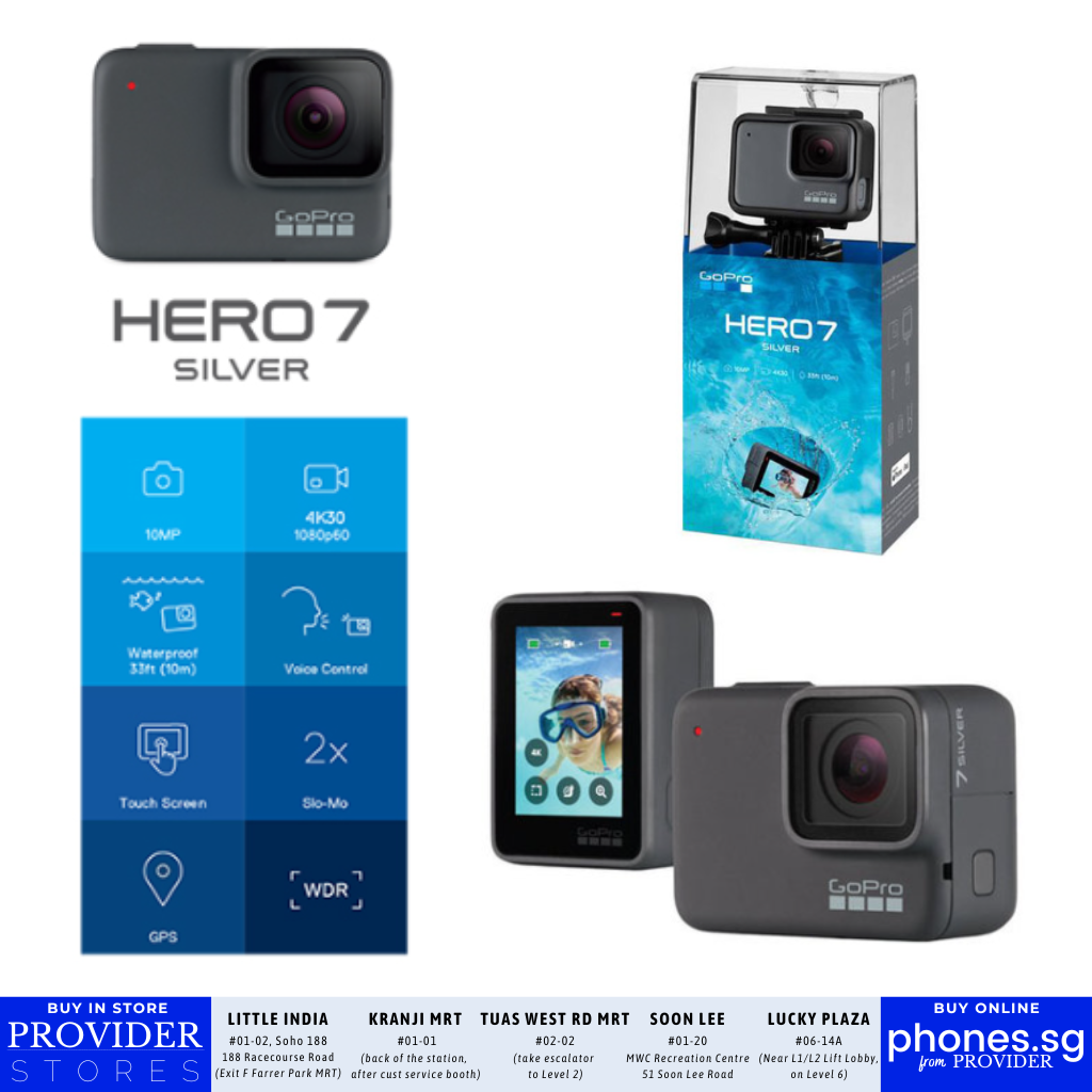 Go Pro HERO7 シルバー 3-Way 豪華セット！ Go Pro HERO7 silver 豪華3点セット Go Pro HERO7 silver 豪華3点セット